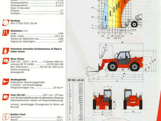 Телескопический погрузчик Manitou MLT 940, 2005 foto 8