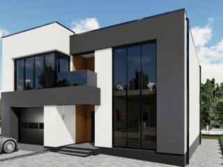 Casă de locuit individuală cu 2 niveluri/196,2m2/ P+E/ renovare/construcții/3D foto 1