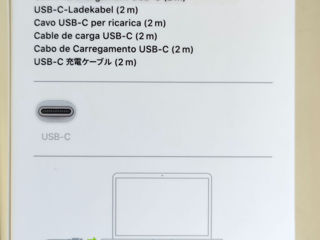 Cablu original Apple type C - type C, model A1739, nou foto 2