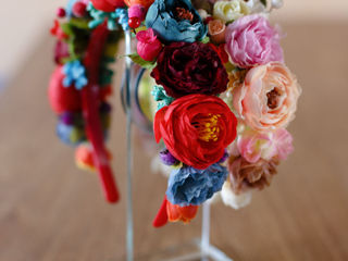 Веночки цветочные, coronite handmade foto 7