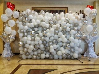 La cumatrii decor cu baloane de la 750 lei reduceri крестины декор от 750 лей fotopanou фотобаннер foto 7