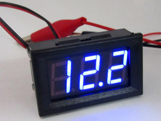 Вольтметр-постоянного тока=12-24v.(4.5v-30v)-Цифровой LED=индикатор. foto 3