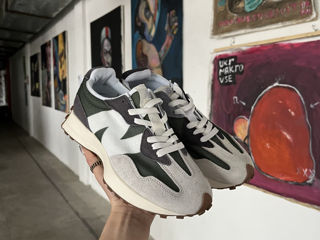 New Balance 327 Grey/Green Women's foto 2