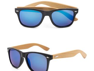 Винтажные, деревянные, роскошные поляризованные солнцезащитные очки! foto 1
