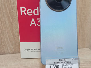 Xiaomi Redmi A3 3/64GB 1390 lei