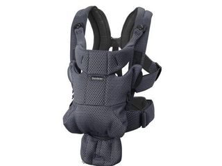 Marsupiu Babybjorn Move 3D Mesh Dove Blue foto 8