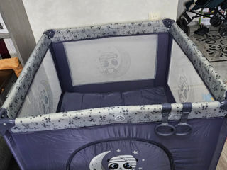 Манеж детский lorelli playground cool grey pandas