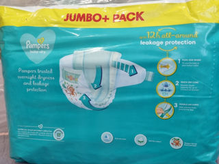 Pampers 4+,76 штук.
