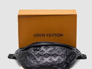 Louis Vuitton Bumbag Black Embossing Leather