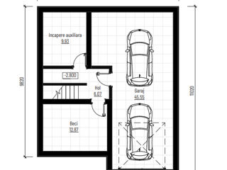 Casă de locuit individuală cu 2 niveluri/Subsol+Parter+Etaj/arhitectură/proiecte/3D/renovări foto 11