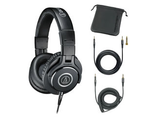 Căștile Audio-Technica ATH-M40X sunt potrivite pentru utilizare în studio și acasă. foto 5