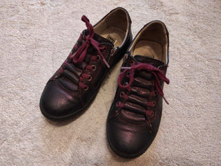 Pantofi din piele m.33-34 / Кожаные туфли 33-34 р. foto 1