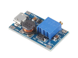 MT3608 Boost converter module to 28V 2A. Преобразователь, повышающий, Uвх=2...28В. foto 4