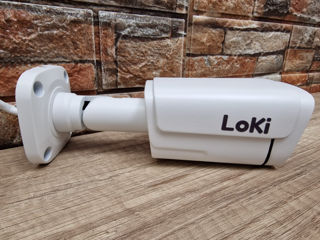 LOKI Set 4 Camere 5 Megapixeli Color Noaptea Microfon Difuzor DS500EXT30 foto 5