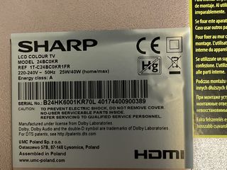 Sharp 24BC0KR 24 Inch, HD Ready, LED, Smart TV foto 5