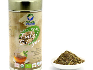 Зелёный чай с тулси и имбирем «Tulsi Ginger» от Organic Wellness