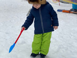 Costum ski și pantaloni groși, 2-3 ani