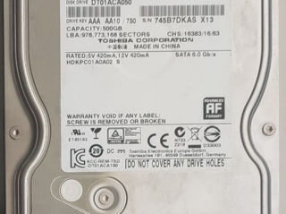 HDD 500GB 150lei