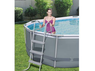 Piscina Power Steel Oval 549X274X122Cm, 13430L, Carcas Metal - livrare / credit / agroteh foto 5