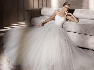 Шикарное свадебное платье pronovias,модель barbate, испания  прокат, продажа foto 2