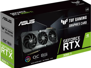 Asus rtx 3060 ti tuf oc  edition8gb gddr6  10/10 cu cutie plombele is la loc  practic noua foto 2