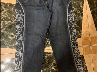 Geaca denim sassofono cu pantaloni scurti M foto 7