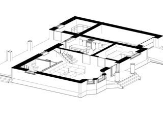 Casă de locuit individuală cu 2 niveluri / stil clasic / arhitect / 3D / 209.60m2 / construcții foto 5