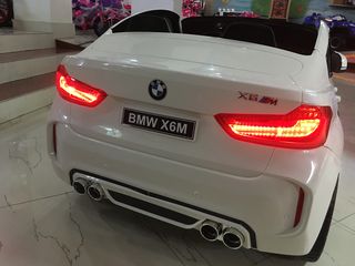 Electro masinuta BMW X6M alb foto 4