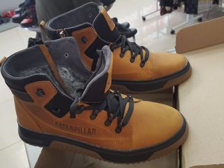 Зимняя Брендовая Фирменная обувь " off-wнite " натуральная кожа с мехом внутри ! foto 3