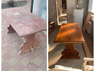 Restaurare uși,scaune orice tip de mobilier din lemn foto 8