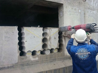 Услуги одбоиного молотка разрушения бетона вырубка бетона алмазное сверления отверстий резка бетона