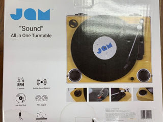 Новый JAM Sound All In One Turntable Vinyl Record Player Built-In Speakers foto 7