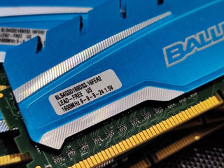 DDR3 16 Gb kit (4x4 Gb) Ballistics Sport 1600 mhz foto 3