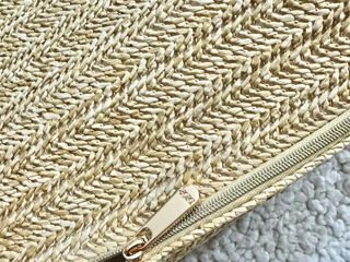 Dior Raffia Clutch originală foto 5