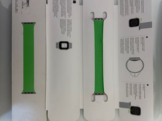 Apple Watch Strap (Ремешок) Anchor Gray Sport Loop / Green Braided Solo Loop - 29€ in Stock !!! foto 4