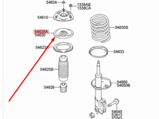 Чашка опоры пружины Hyundai trajet,SantaFe foto 5