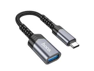 Convertor HOCO UA24 tip C de sex masculin la USB mamă 3.0