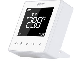 Termostat cu control WIFI Aero Black / White  - 2000 lei foto 7