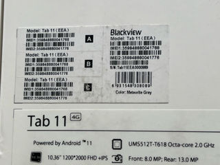 Blackview Tab 11 8/128gb 4G nou + husa cadou foto 10