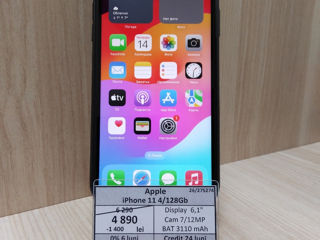 Apple IPhone 11 4/128gb 4890lei