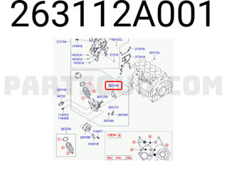 Комплект прокладок корпуса масляного фильтра Hyundai 1.5 crdi foto 2