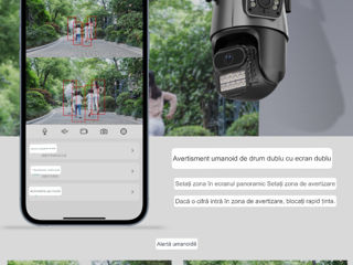 Cameră de supraveghere cu detecție umană , alarmă, notificări etc foto 5