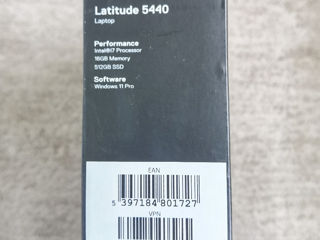 Dell latitude 5440. core i7-1355u. 5.00ghz. ram-16gb. ssd-512gb nvme. nou!
