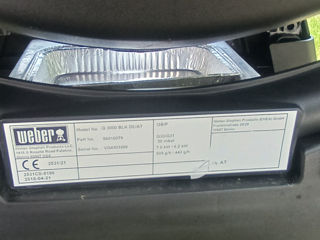 Gril pe gaz Weber Q 3000 Black foto 8