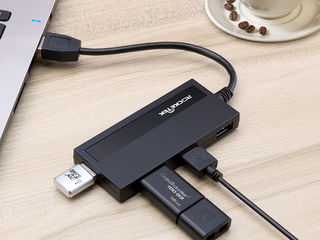 Rocketek USB 3.0 Card Reader USB, Картридер Micro SD, USB 3.0 Hub, USB концентратор foto 6