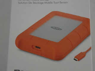 LaCie Rugged USB 3.2-C 5TB External Hard Drive (new)