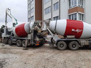 Бетон, раствор, подача бетононасосом в Бельцах и на Севере Молдовы foto 4