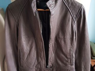 Коричневая куртка, натуральная кожа, Испания, размер S foto 1