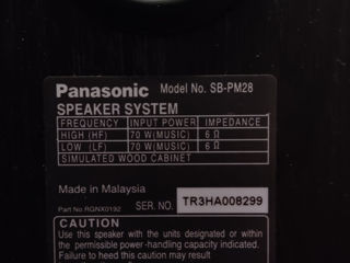 HI-FI Panasonic SA-PM28 Executive Microsystem 5-CD Changer CD / MP3 / AUX  FM/AM Tuner foto 7