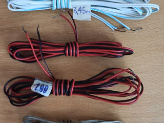 Комплект акустических кабелей белый и красный 22 awg на 5 колонок foto 4